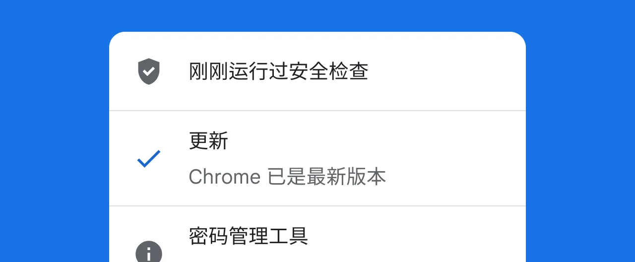 谷歌浏览器安全检查功能